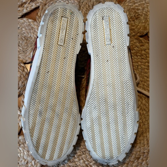 FARM RIO Womens Sunset Forest Platform Sneaker EU 39 - 8 8.5 US - Picture 9 of 11